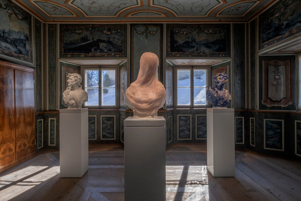 Installation view: Barry X Ball. Purity and Envy: An Intimate Allegory, Nomad St. Moritz (1-6 March 2022), photograph by Federico Floriani.